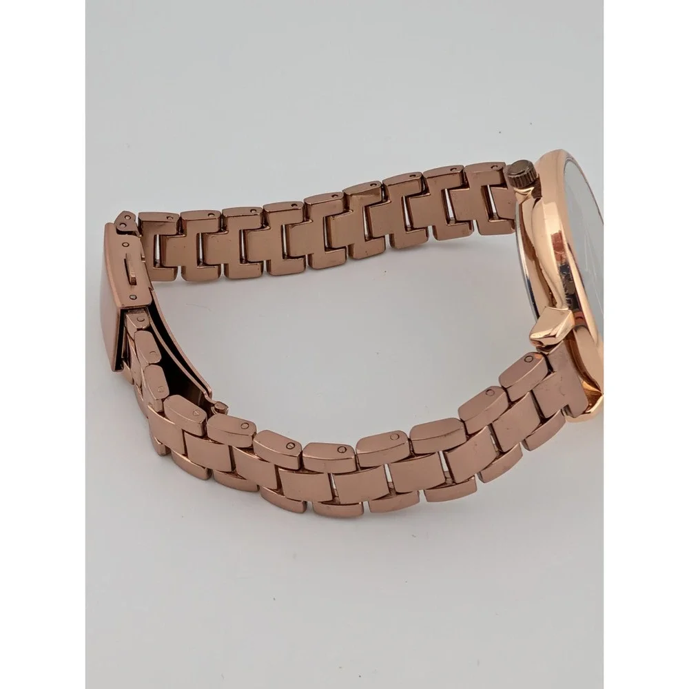 Accutime Watch Women 35mm‎ Case Rose Gold 7.5